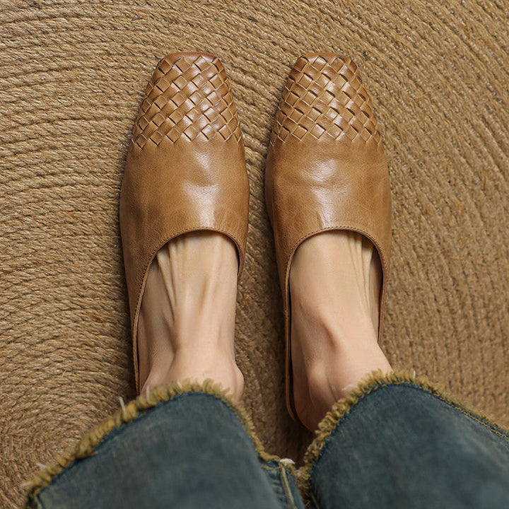 Viola | Genuine Leather Mules