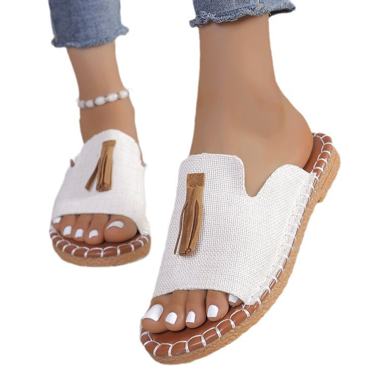 Juliette | Orthopedic Elegant Tassel Slippers