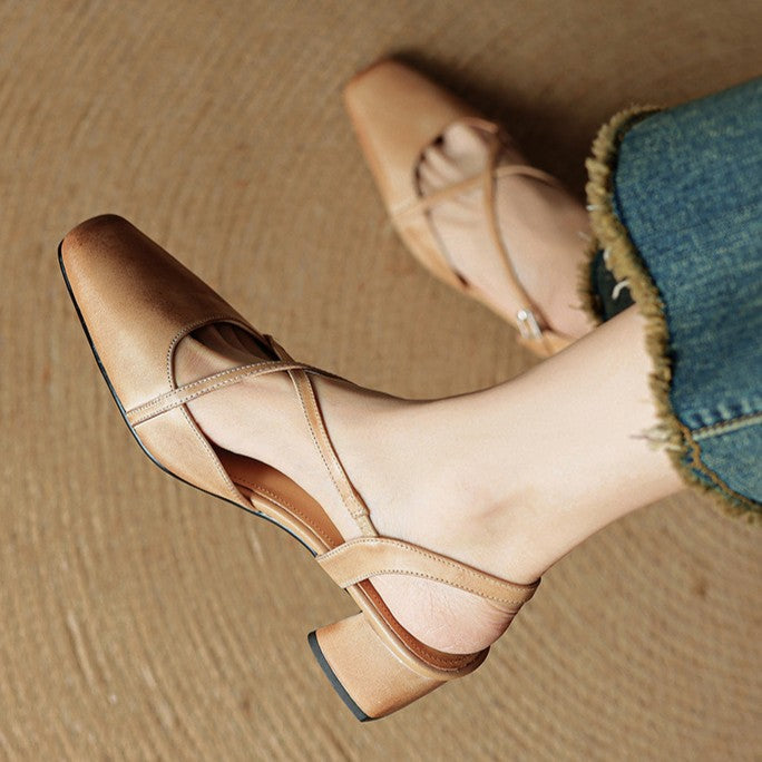 Valenne | Leather Heels