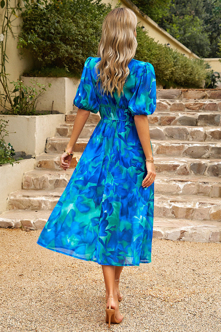 Ruby |  Flattering Floral Midi Dress