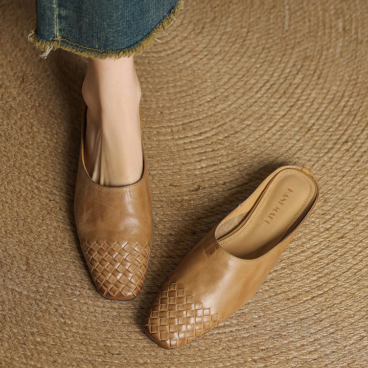 Viola | Genuine Leather Mules