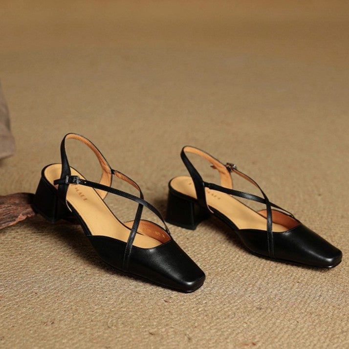 Valenne | Leather Heels