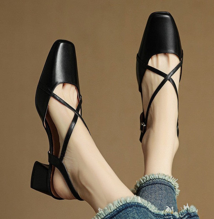 Valenne | Leather Heels