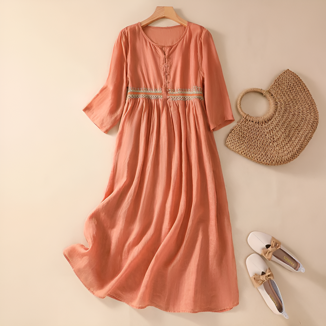 Lina | Embroidered Dress