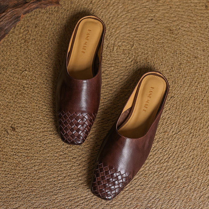 Viola | Genuine Leather Mules