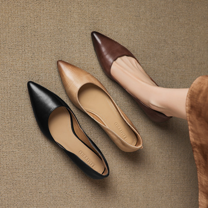 Arla | Genuine Leather Flats