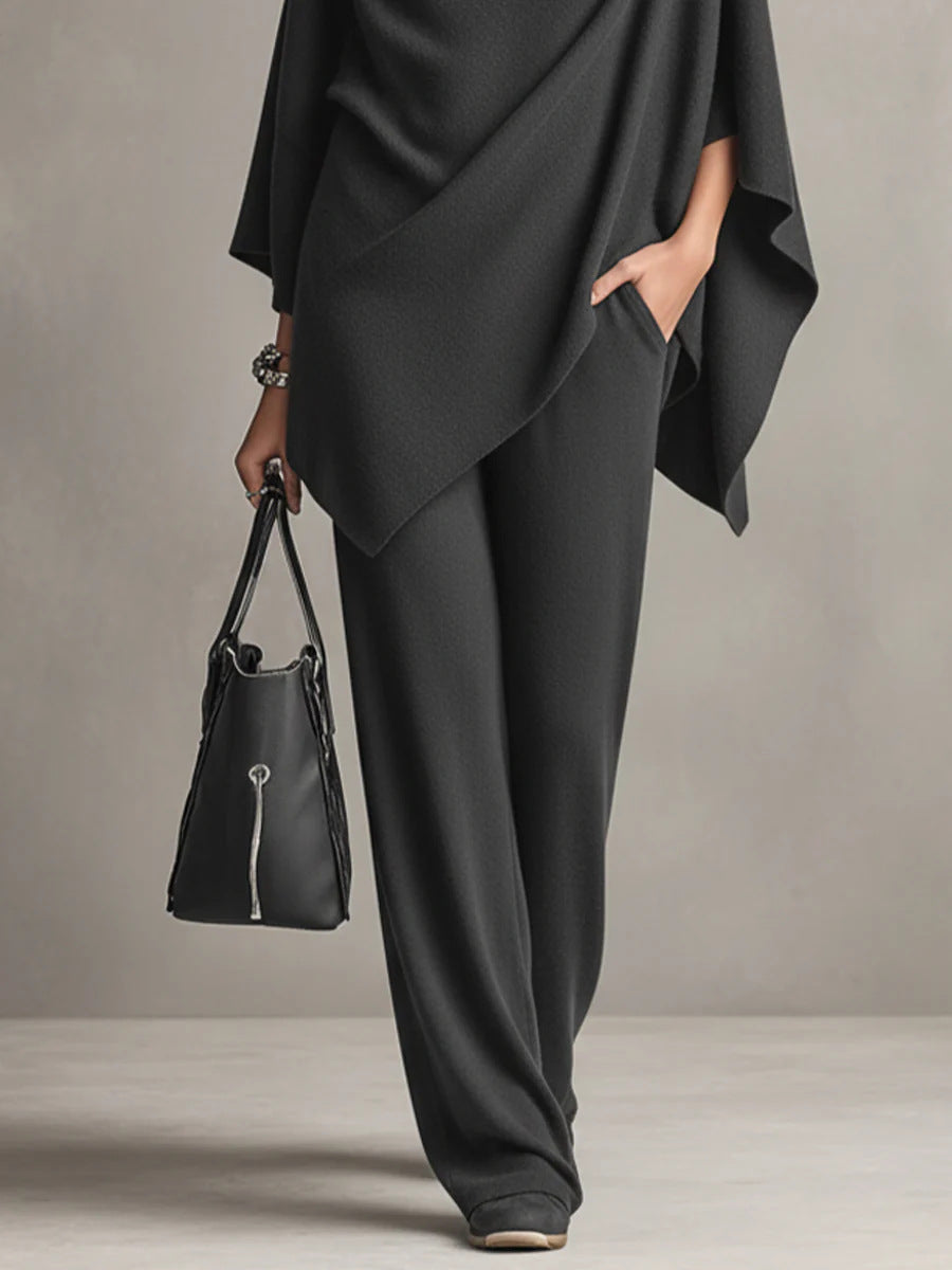 Seraphine | Elegant Drape Two-Piece Set