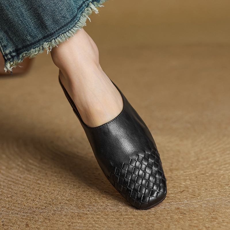 Viola | Genuine Leather Mules