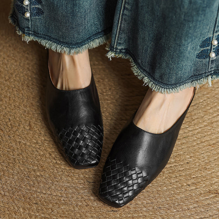 Viola | Genuine Leather Mules