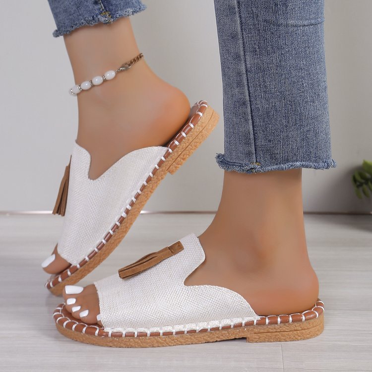 Juliette | Orthopedic Elegant Tassel Slippers