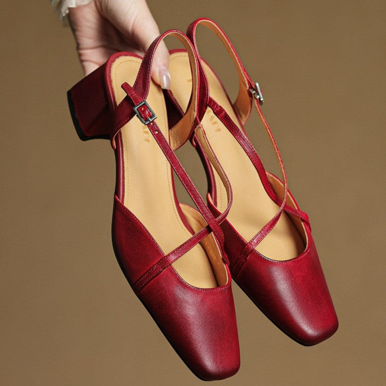 Valenne | Leather Heels
