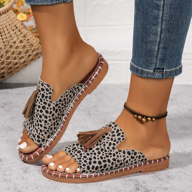 Juliette | Orthopedic Elegant Tassel Slippers