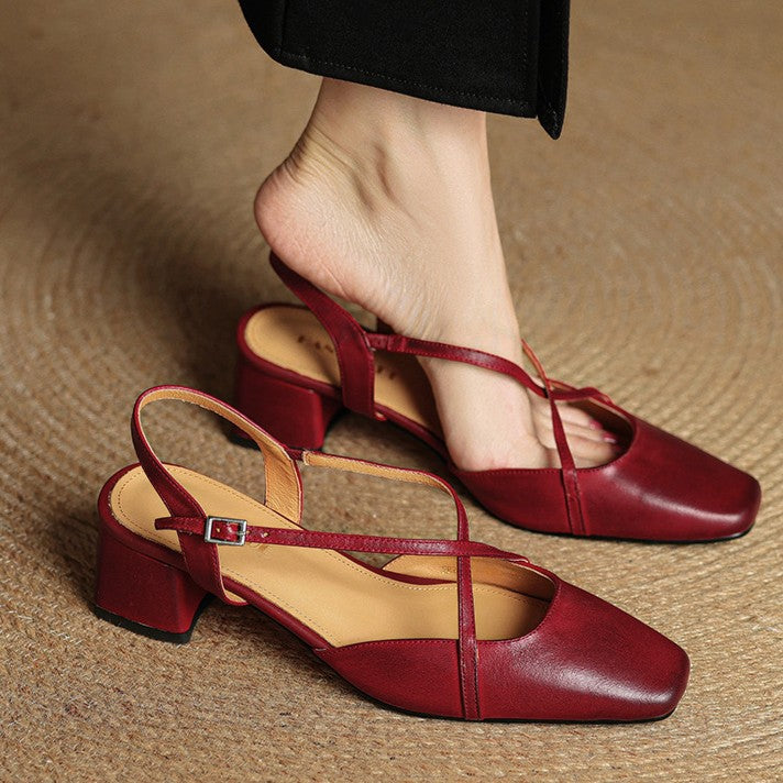 Valenne | Leather Heels