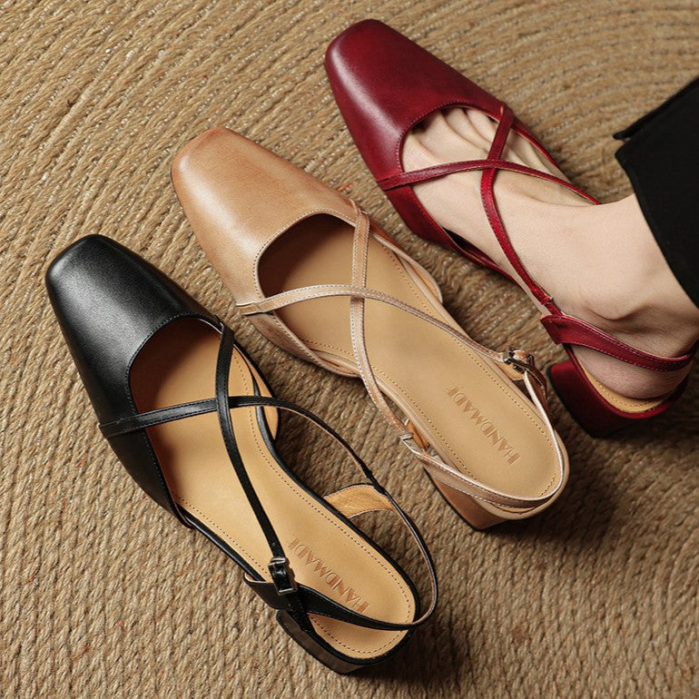 Valenne | Leather Heels