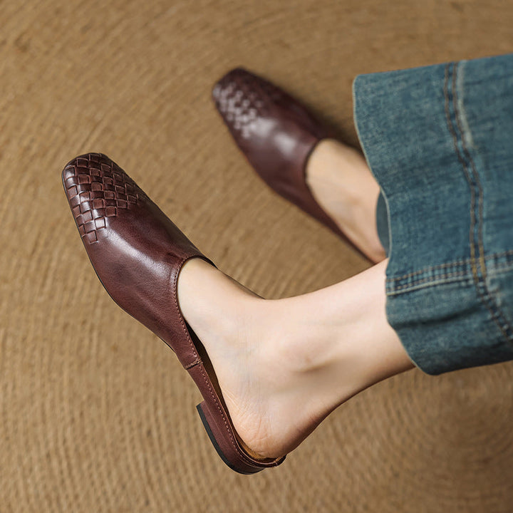 Viola | Genuine Leather Mules