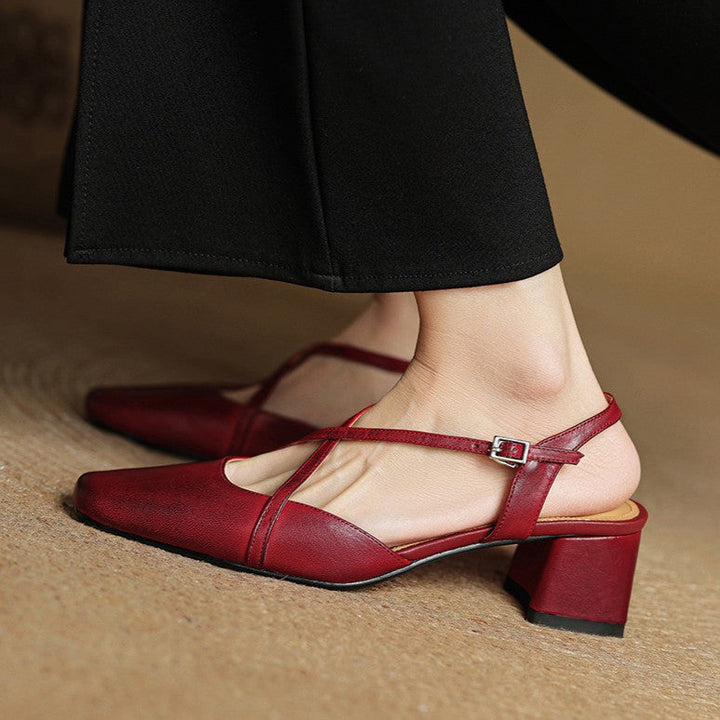 Valenne | Leather Heels