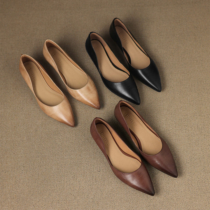 Arla | Genuine Leather Flats