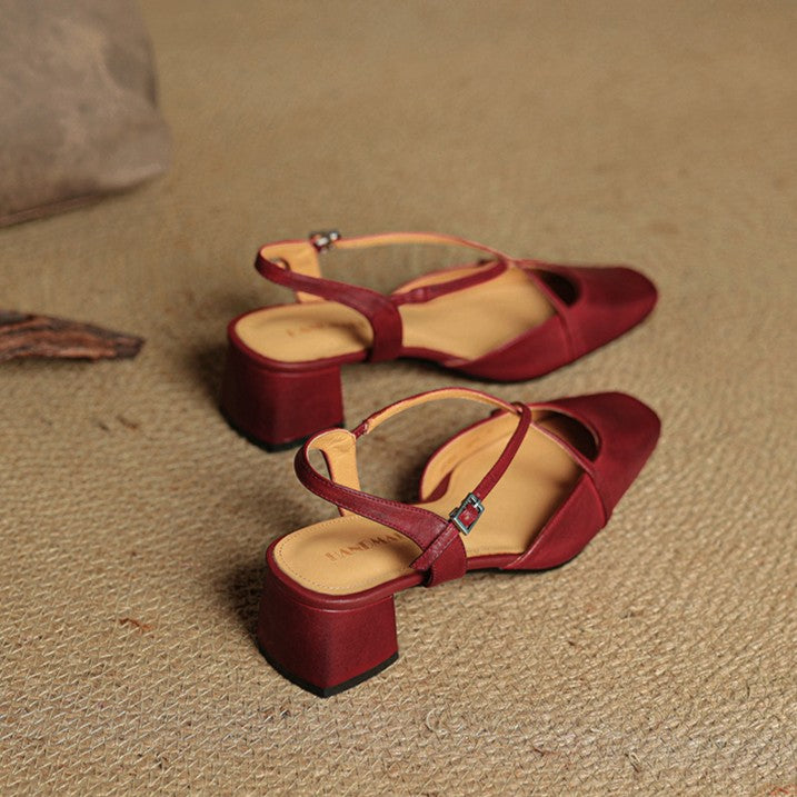 Valenne | Leather Heels
