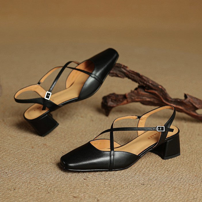 Valenne | Leather Heels