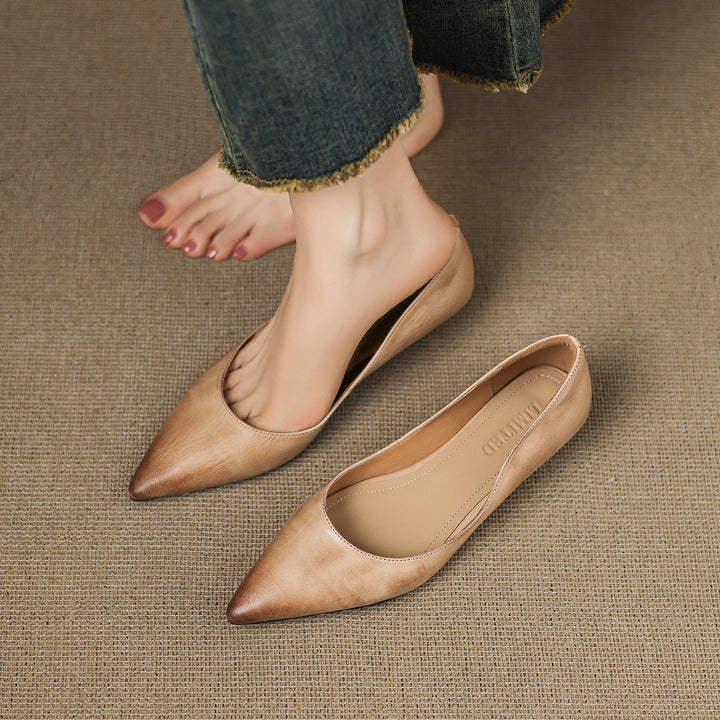 Arla | Genuine Leather Flats