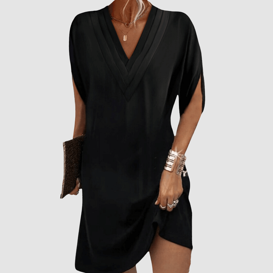 Alysa | Elegant Half-Sleeve Dress