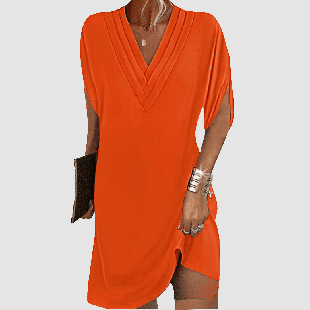 Alysa | Elegant Half-Sleeve Dress
