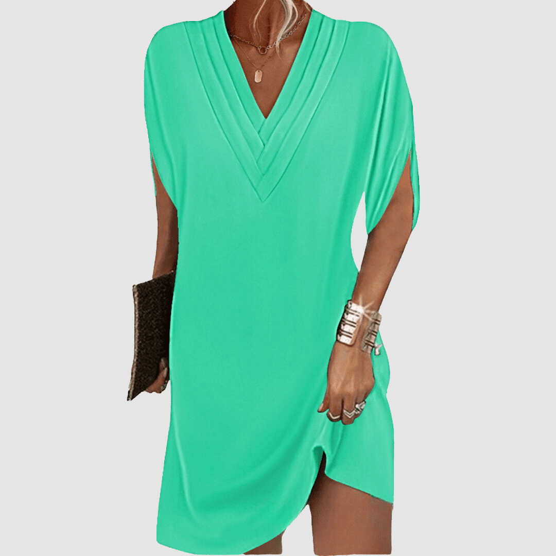 Alysa | Elegant Half-Sleeve Dress