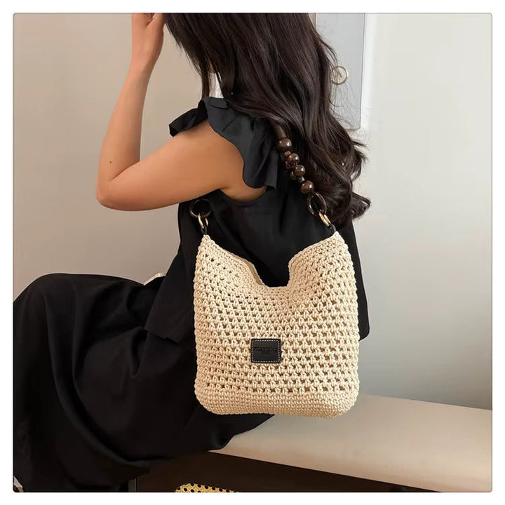 Petra | The Wooden Bead Shoulder Bag