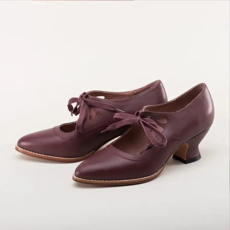 Angela | Orthopedic Leather Heeled Sandals