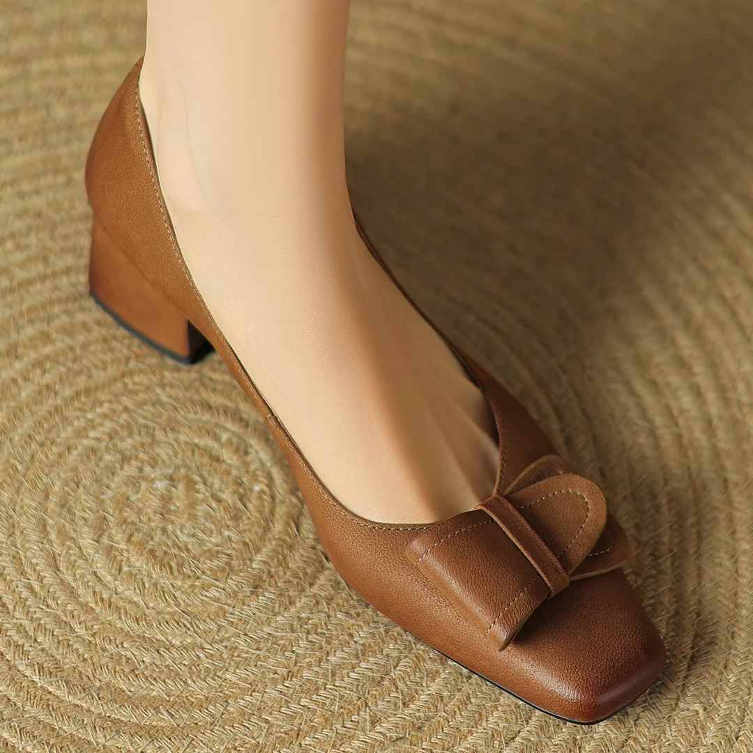 Roselle | Leather Heels