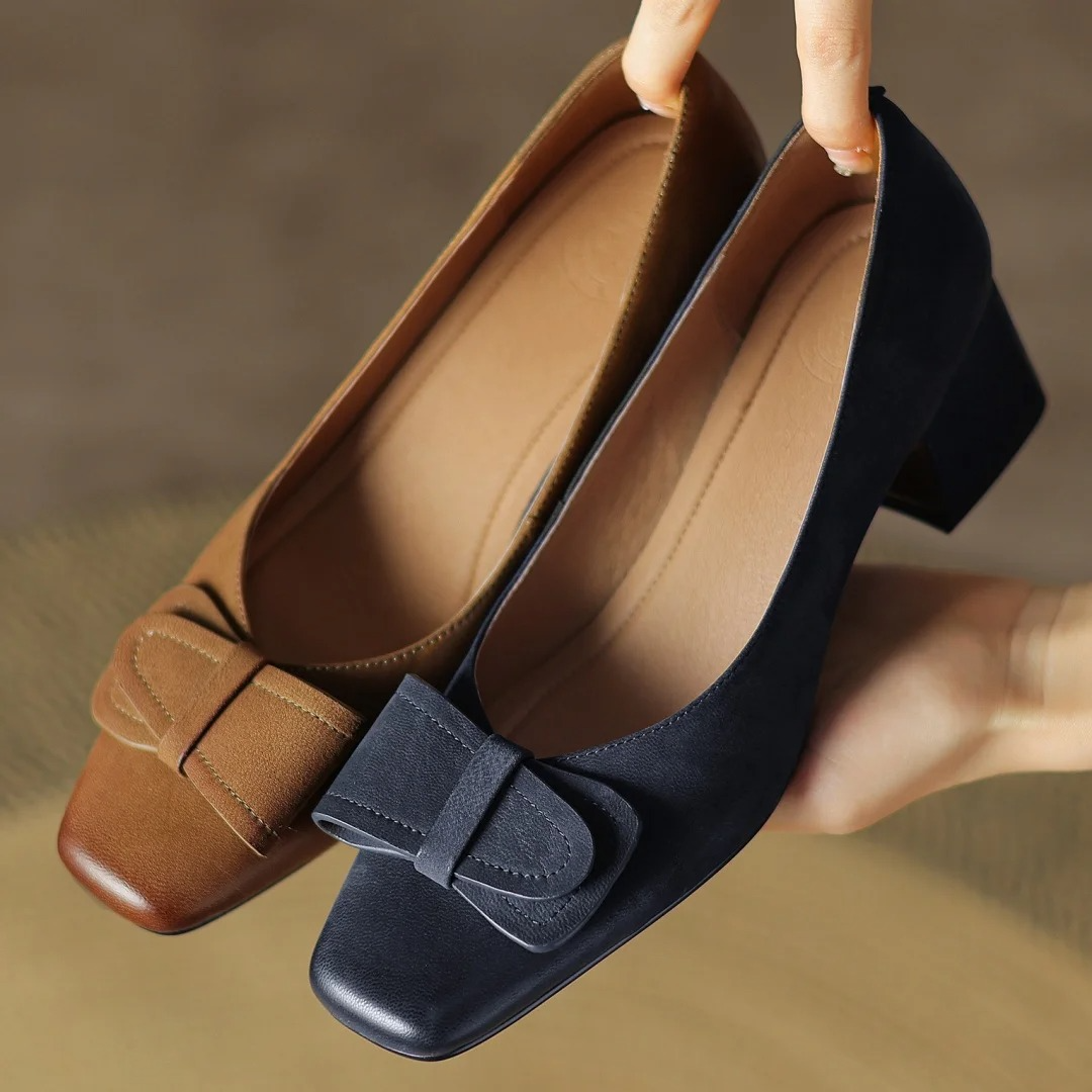 Roselle | Leather Heels