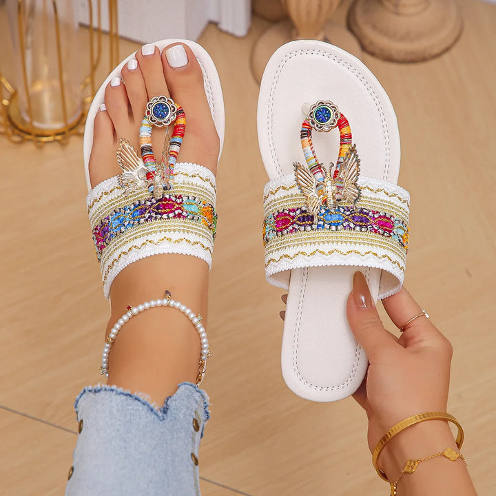 Sunny -Bohemian Flip Flops