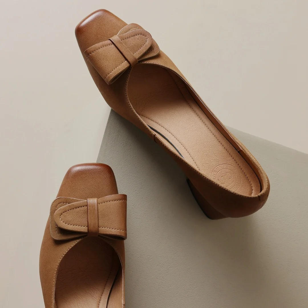 Roselle | Leather Heels