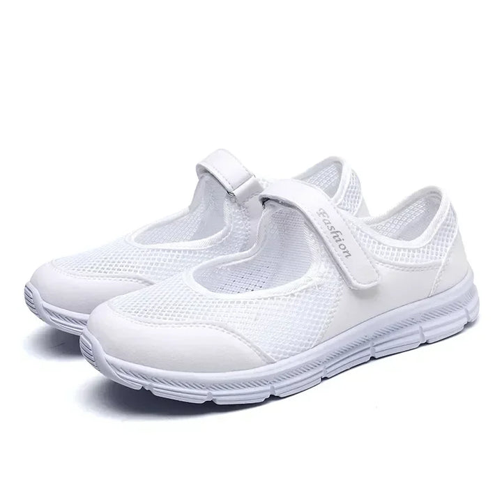 Women Breathable Vulcanized Shoes Sneakers Fashion Women Breathable Mesh Casual Walking Shoes Work Shoes