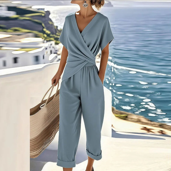 Liorine | Chic Draped Jumpsuit for Women