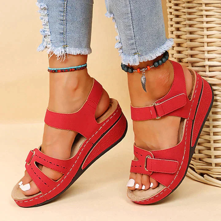 Sandy | Comfortable orthopedic sandals with a wedge heel