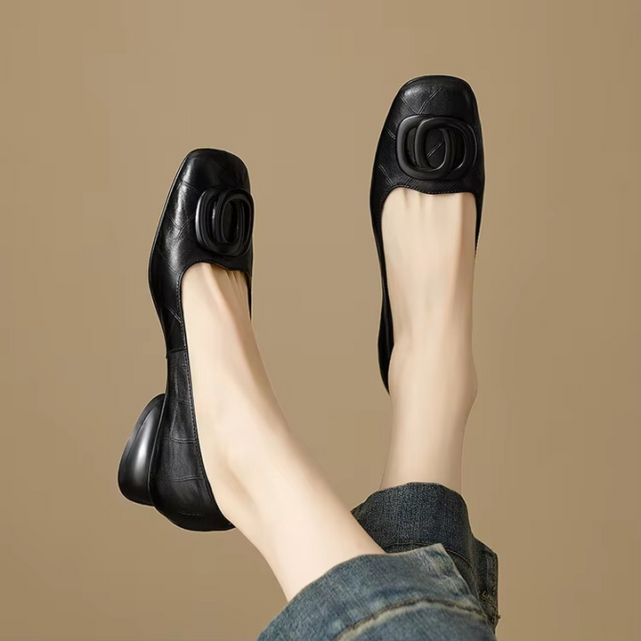 Opium | Leather Flats