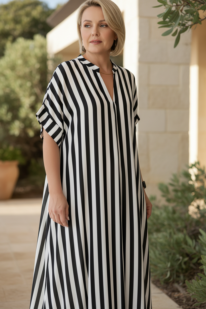 Amelie | Stripped Maxi Dress
