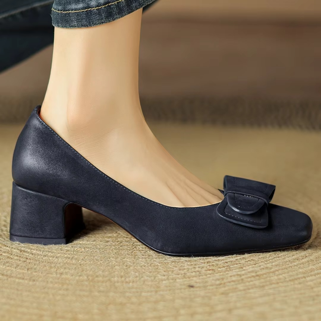 Roselle | Leather Heels