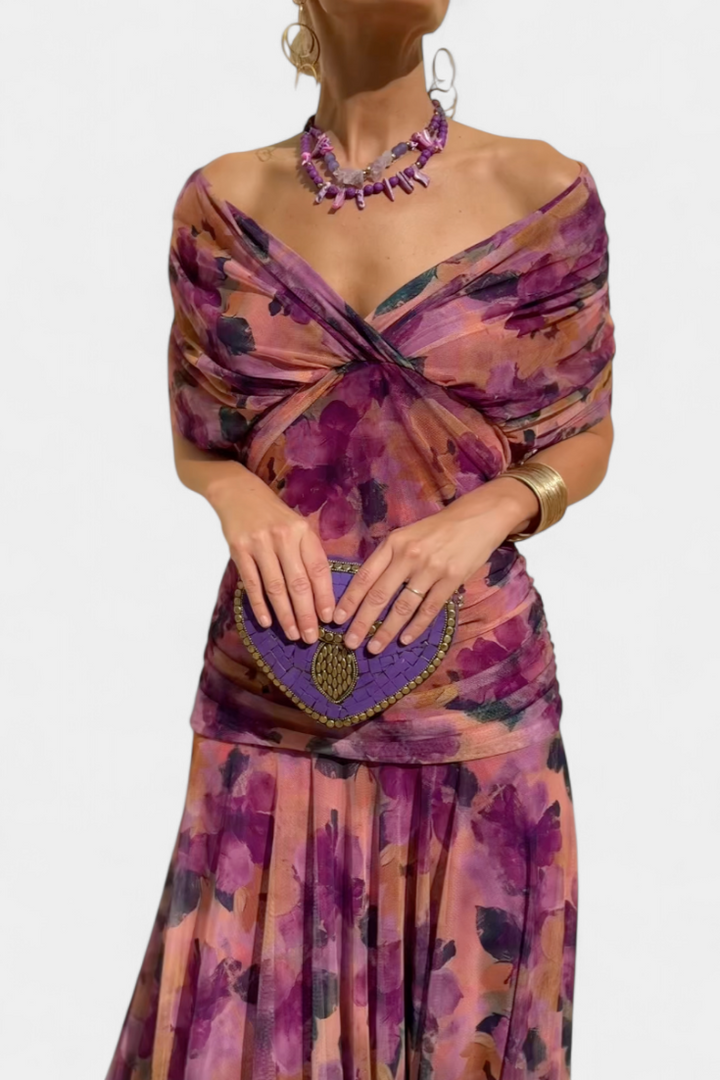 Hannah | Elegant Floral Maxi Dress