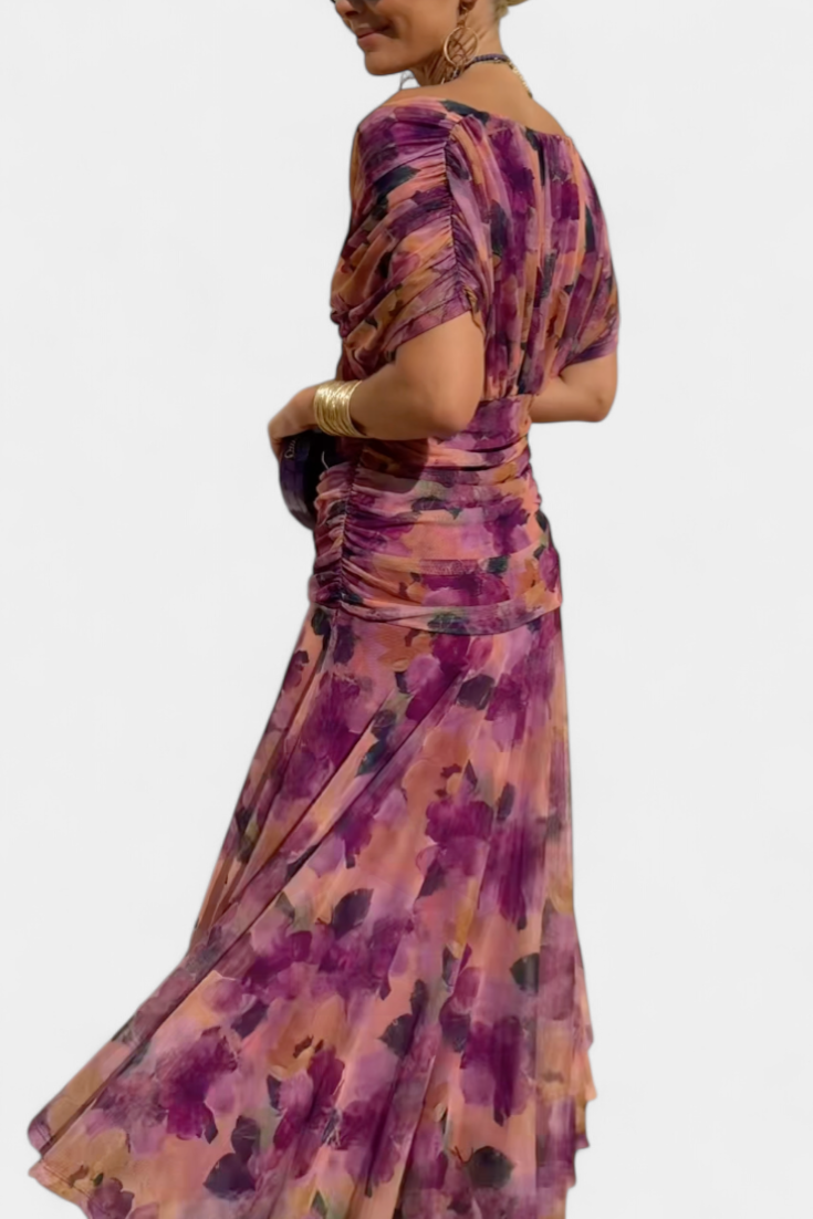 Hannah | Elegant Floral Maxi Dress