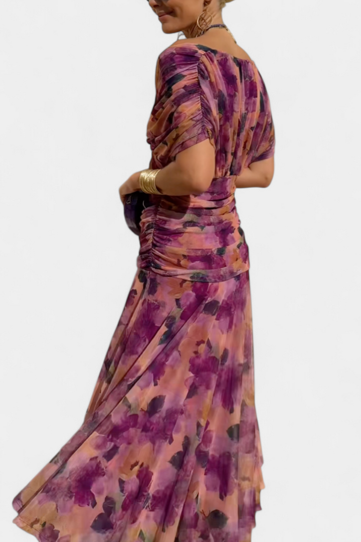 Hannah | Elegant Floral Maxi Dress