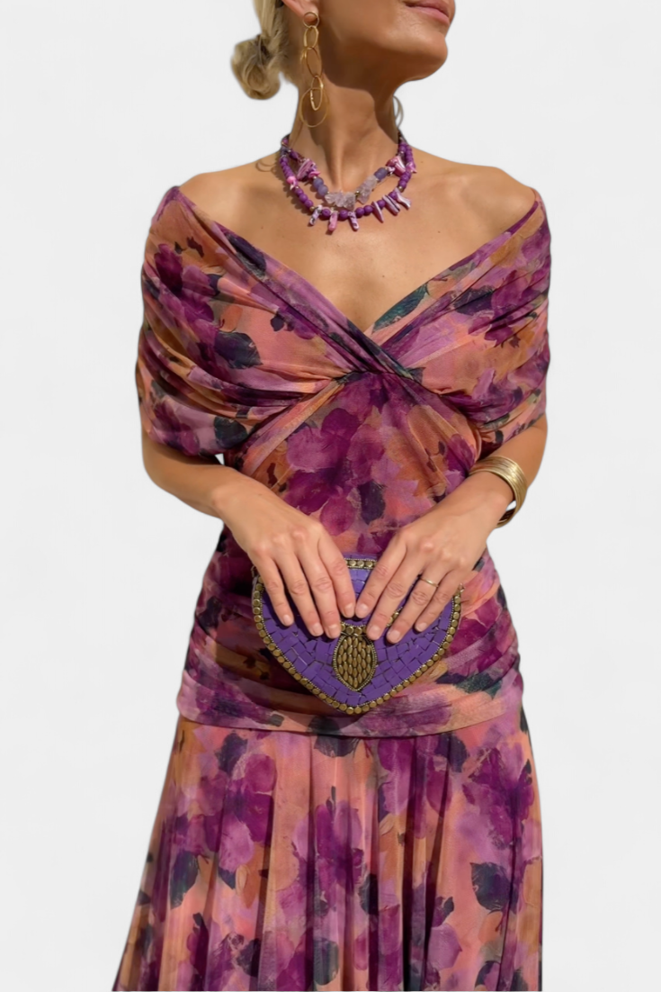 Hannah | Elegant Floral Maxi Dress