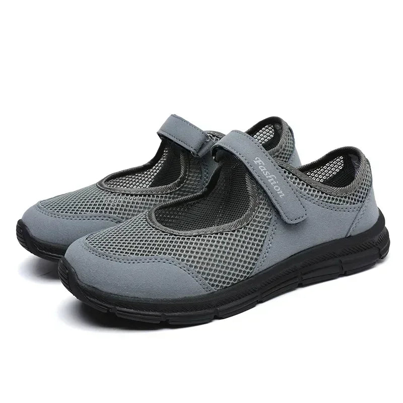 Women Breathable Vulcanized Shoes Sneakers Fashion Women Breathable Mesh Casual Walking Shoes Work Shoes