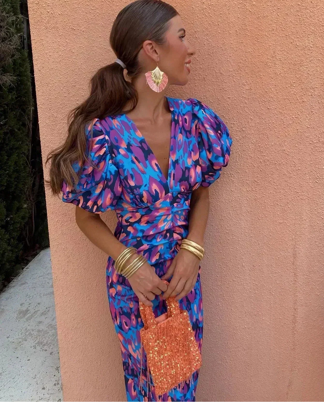 Eleanor | Dress with Puff Sleeves