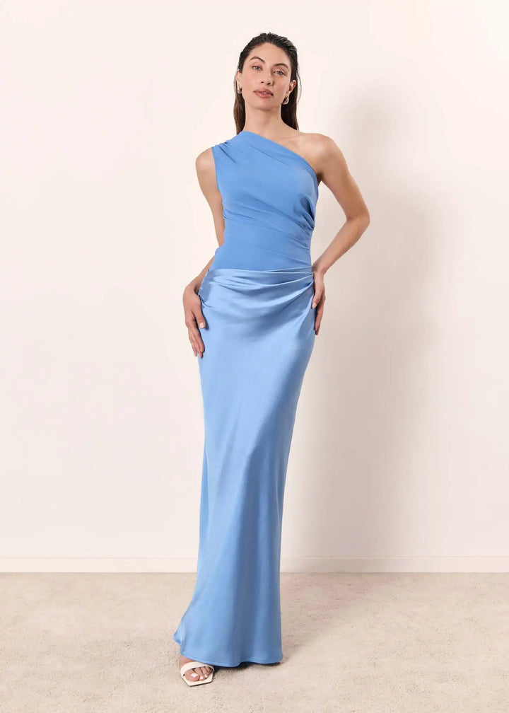 Morgan | Maxi Dress with a Guilt in Satin