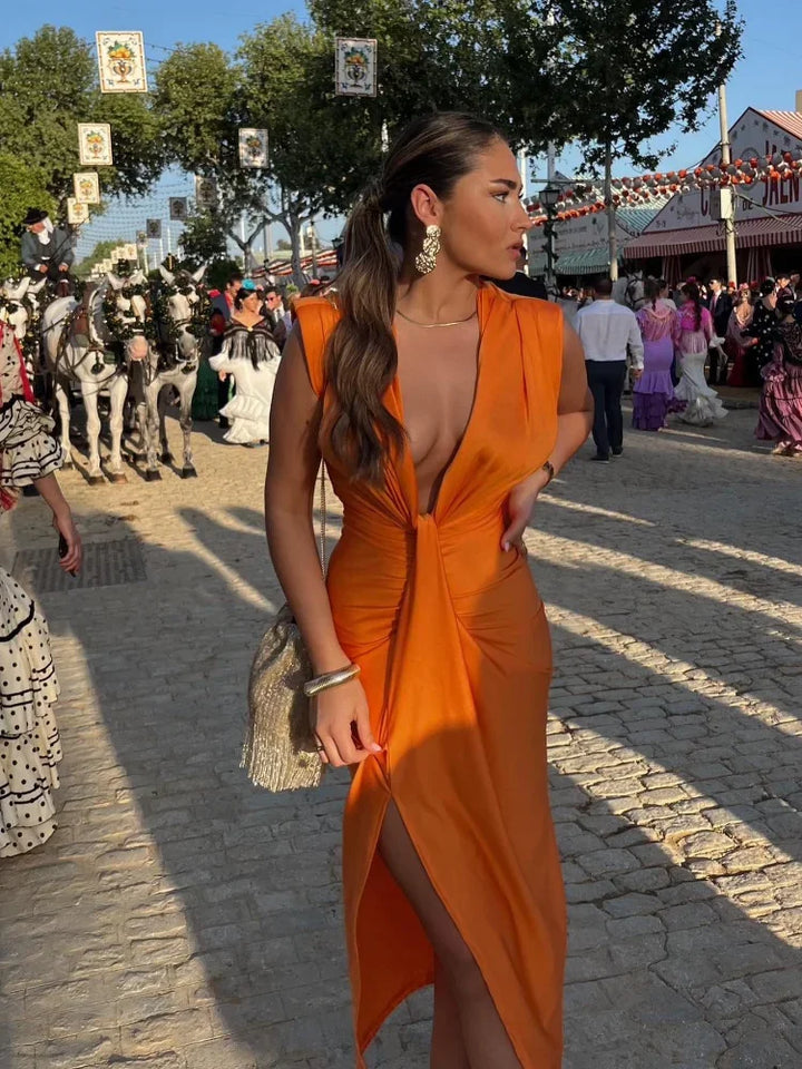 Sophia | Elegant Pleated Dress
