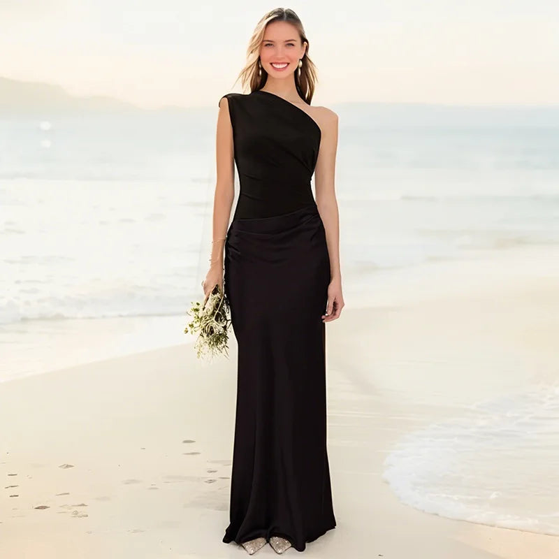 Seana | One-Shoulder Maxi Dress