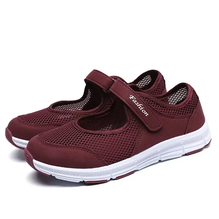 Women Breathable Vulcanized Shoes Sneakers Fashion Women Breathable Mesh Casual Walking Shoes Work Shoes