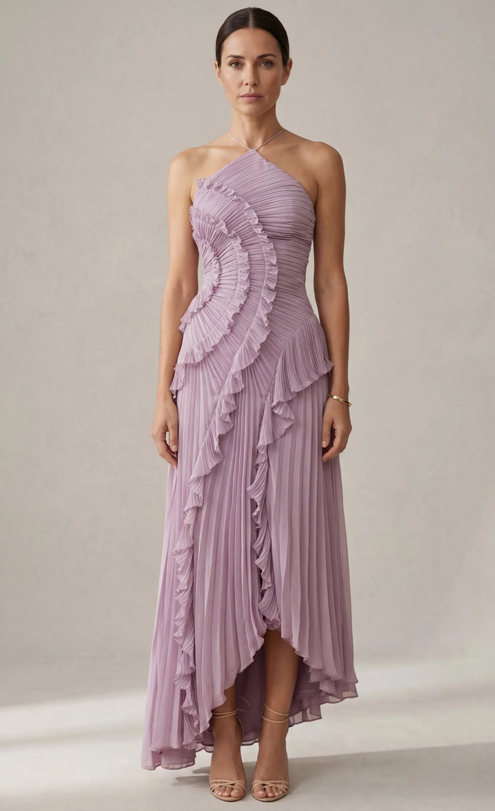 Erin | Ocean Whirlpool Long Dress